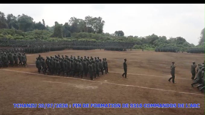 Nord-Kivu : l’AFC/M23 annonce la fin de la formation de plus de 9 000 recrues à Tchanzu