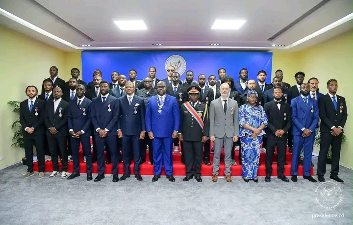 RDC : Tshisekedi décore les Léopards après leur parcours historique au Mondial 2026