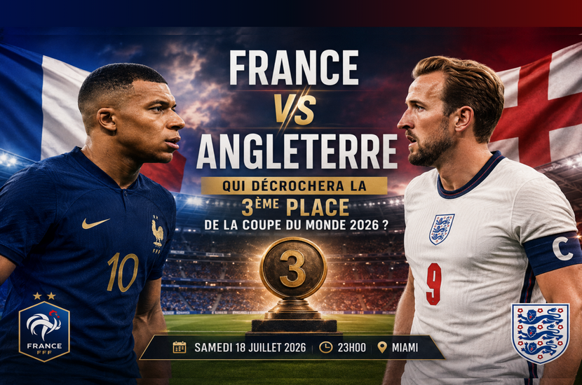Mondial 2026 : France-Angleterre, la troisième place en jeu ce samedi à suivre sur drc-news.com